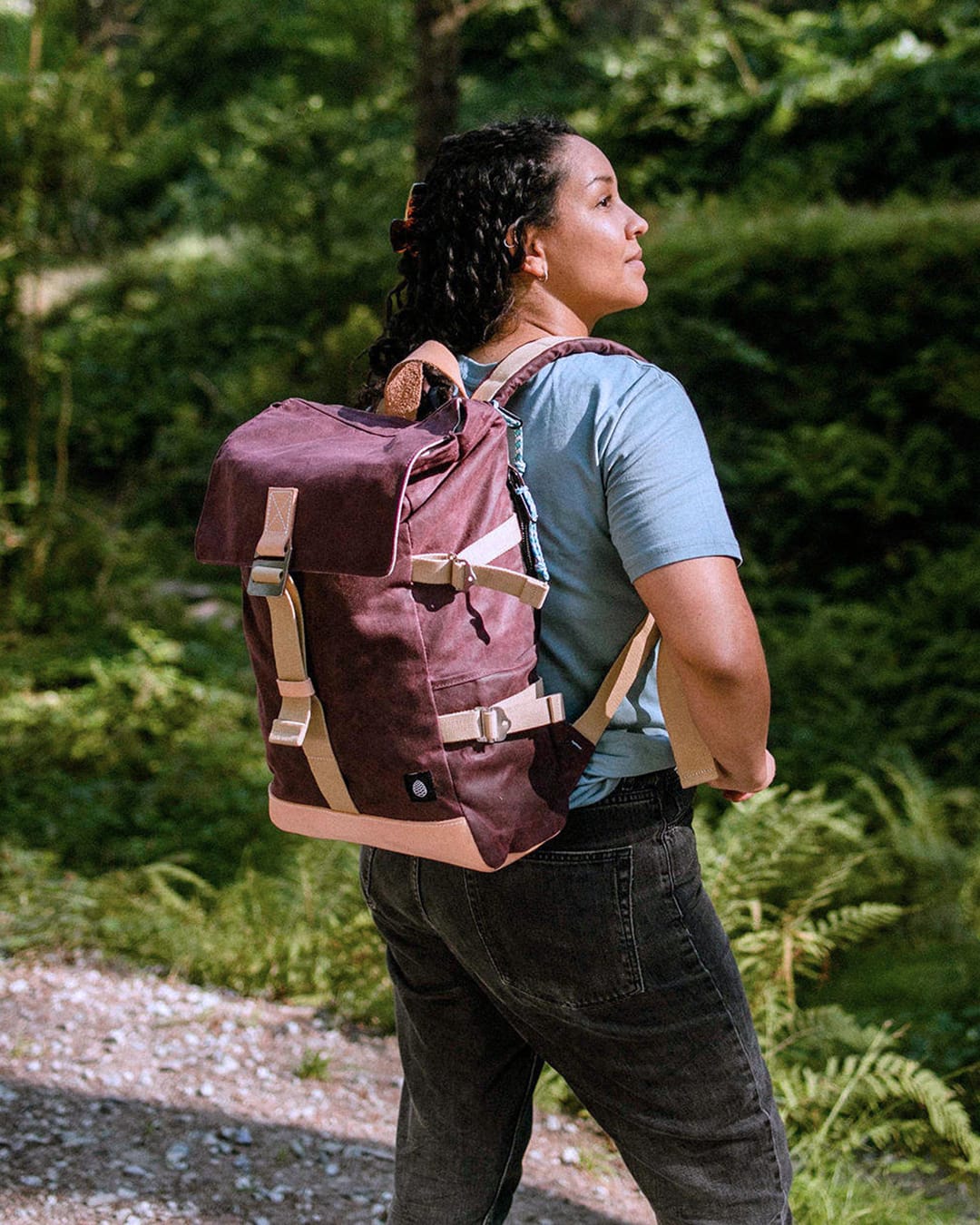 Logan Day Pack - Cherry