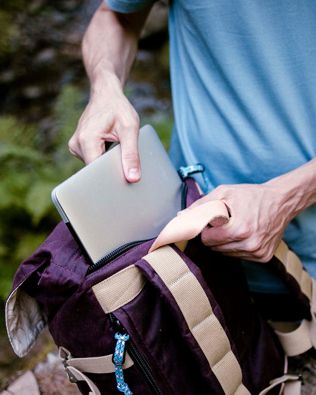 Logan Day Pack - Cherry