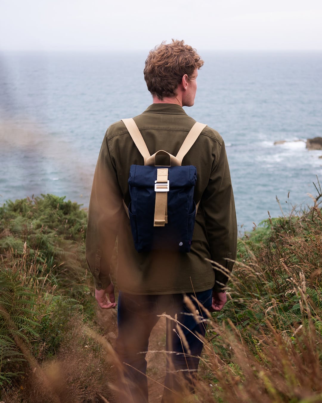 Roll Top Mini - Navy