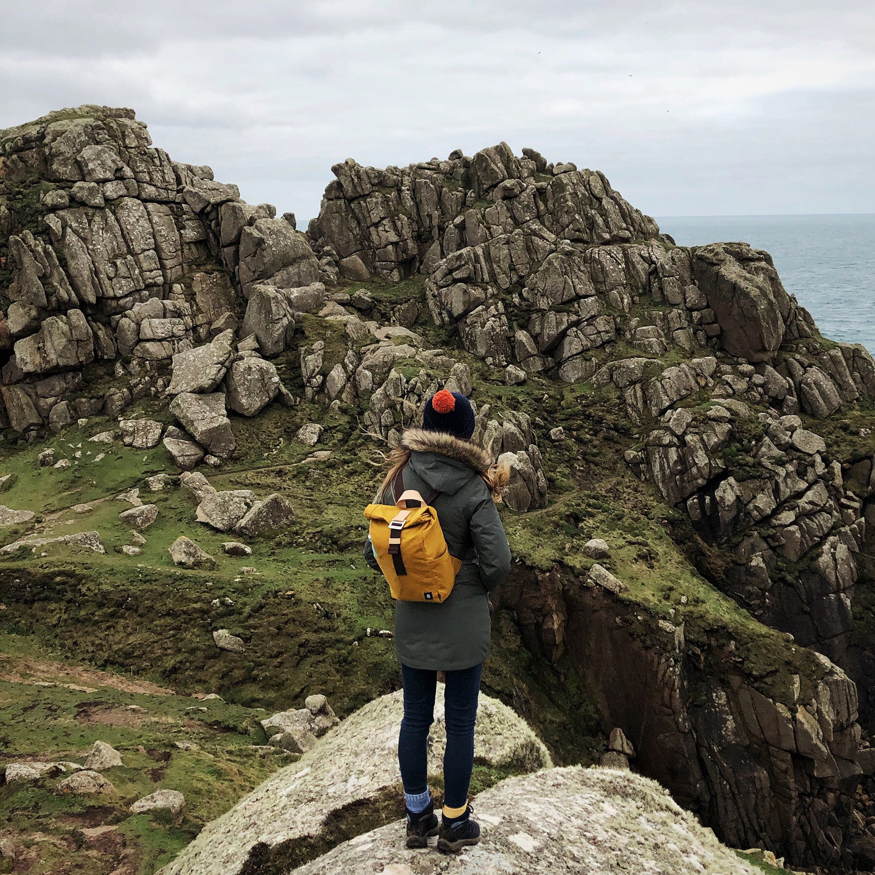 Roll Top Mini - Mustard