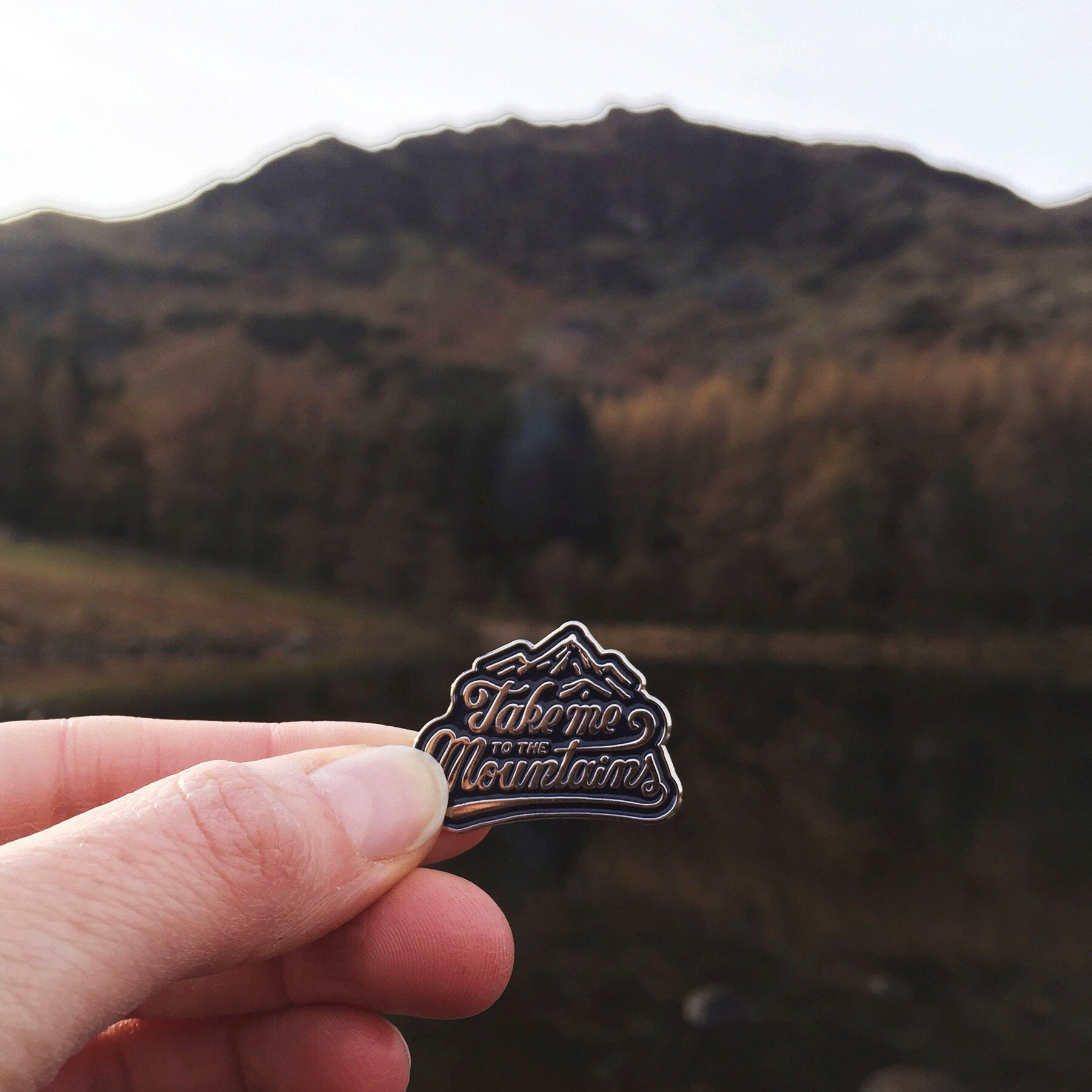 Take me to the Mountains Enamel Pin